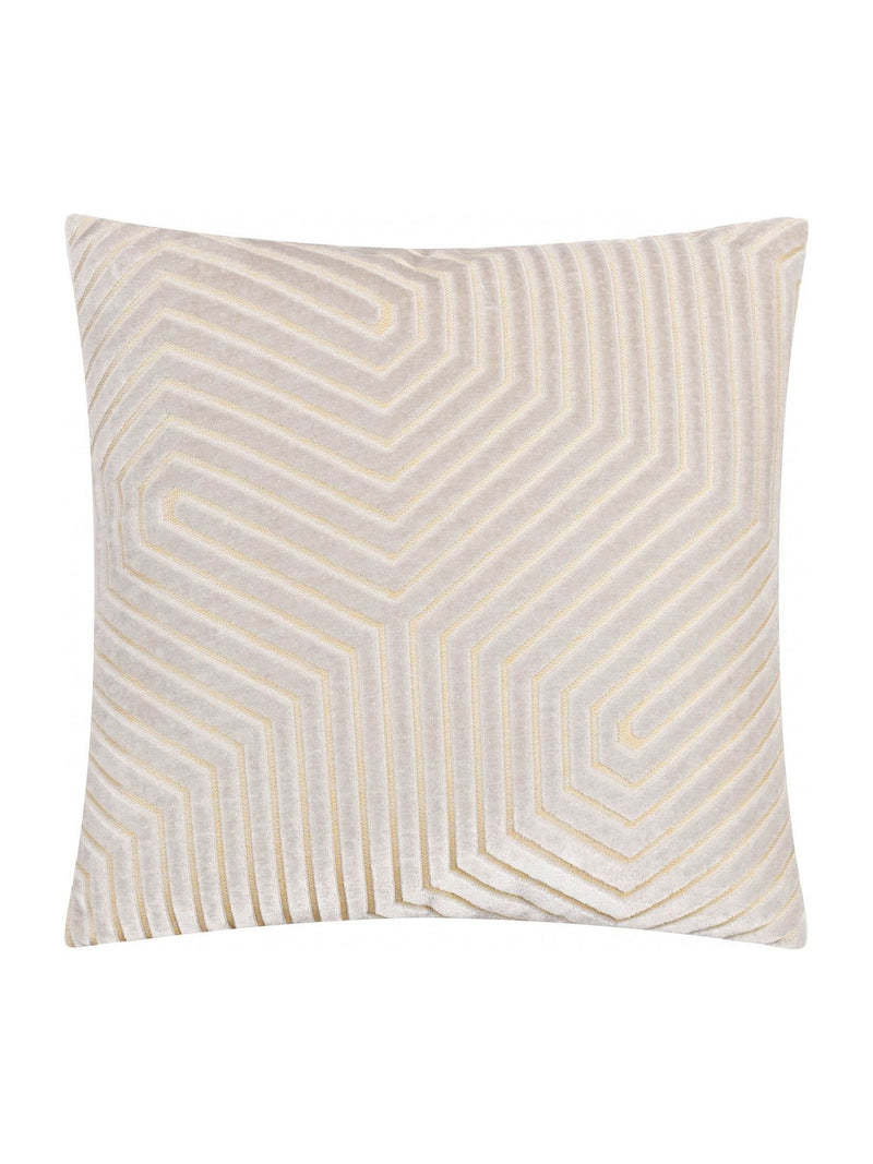 Paoletti faux fur cushion chevron pattern (British brand)