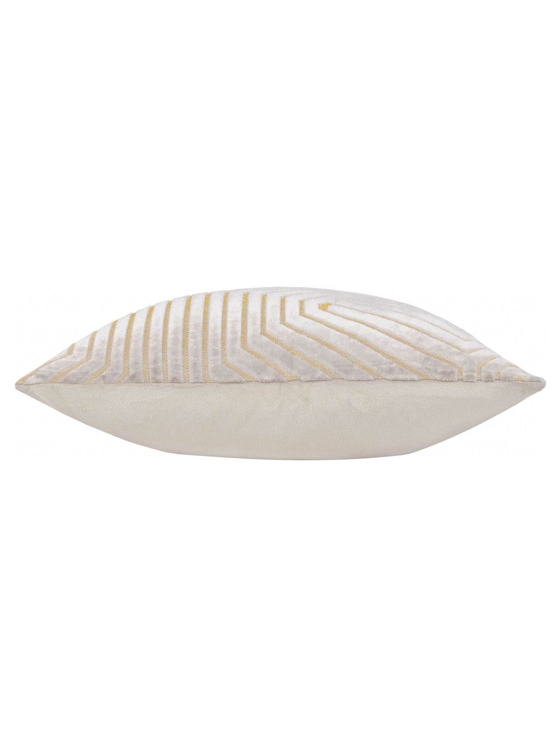 Paoletti faux fur cushion chevron pattern (British brand)