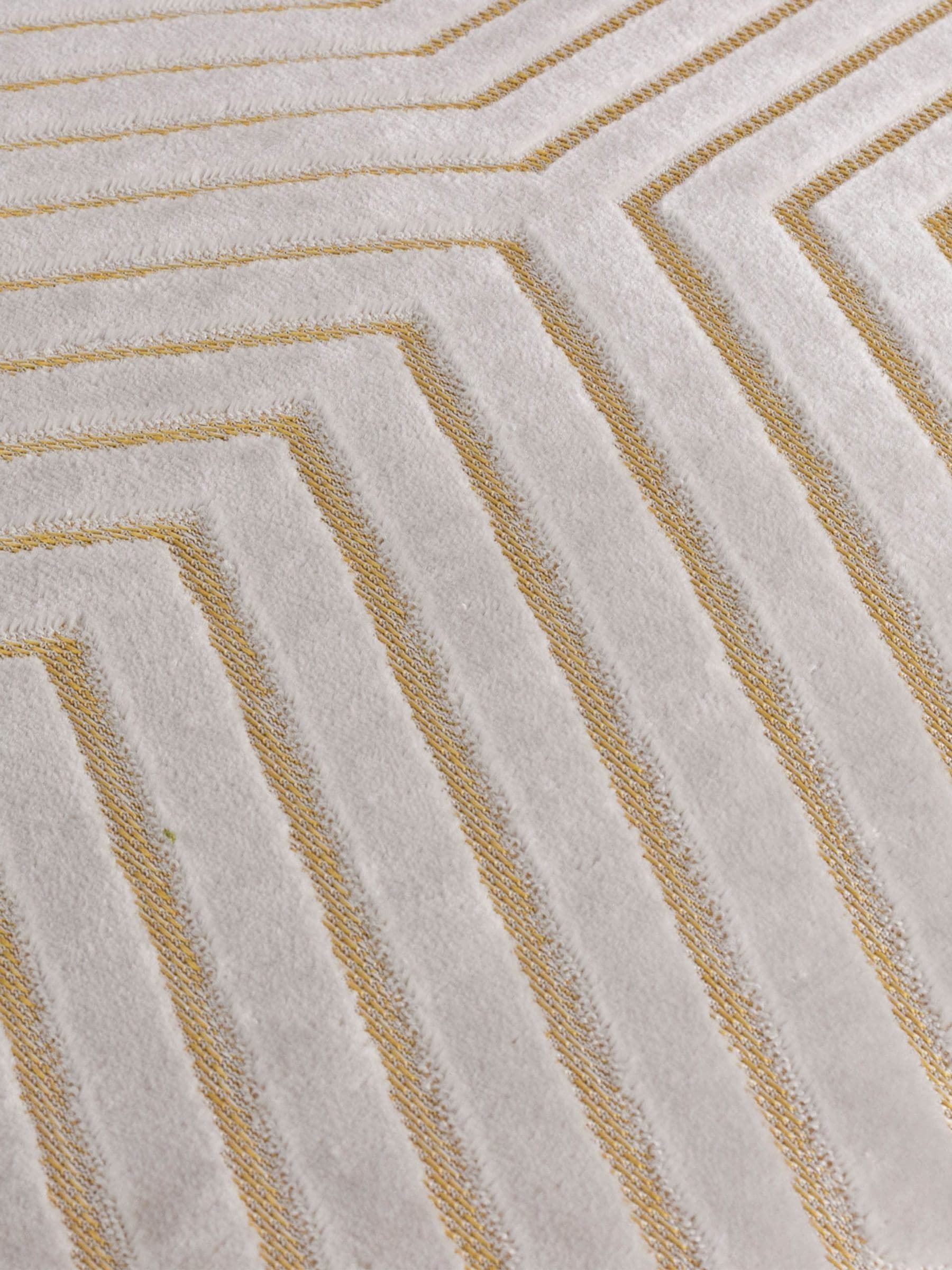 Paoletti faux fur cushion chevron pattern (British brand)