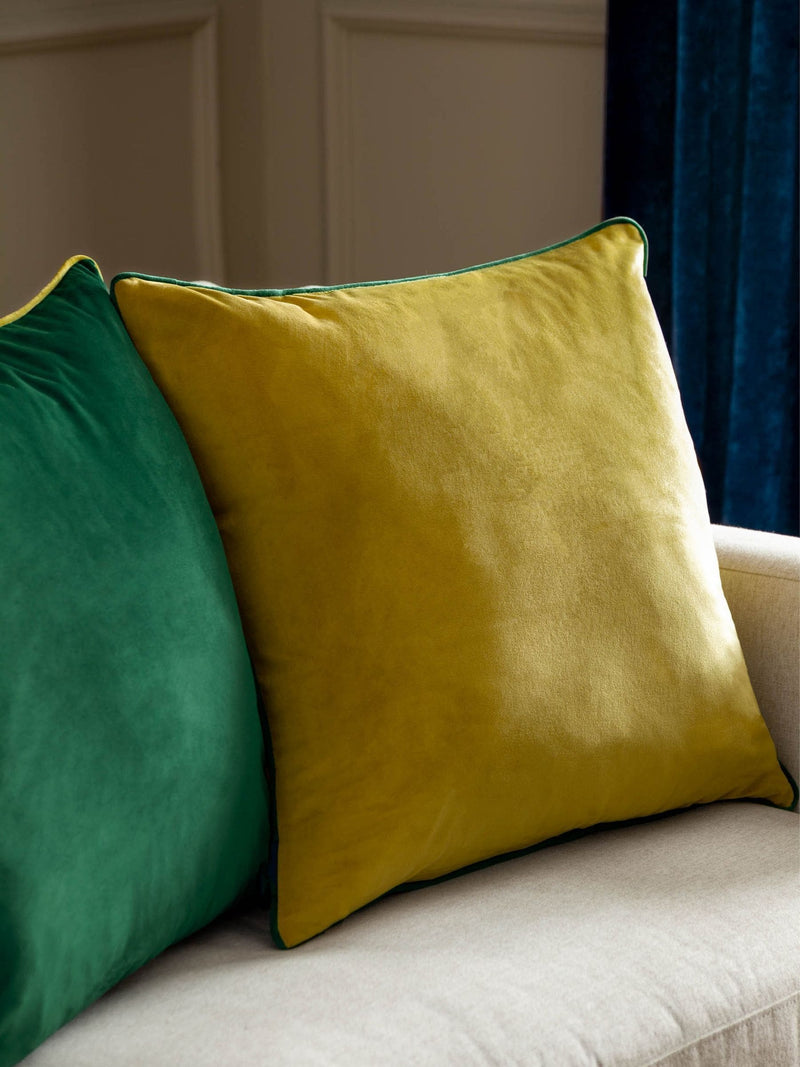 Furn Moss Emerald Meridian Velvet 45 x 45cm Cushion