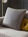 Furn Dove Cylon Meridian Velvet 45 x 45cm Cushion
