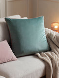 Furn Mineral Blush Meridian Velvet 45 x 45cm Cushion