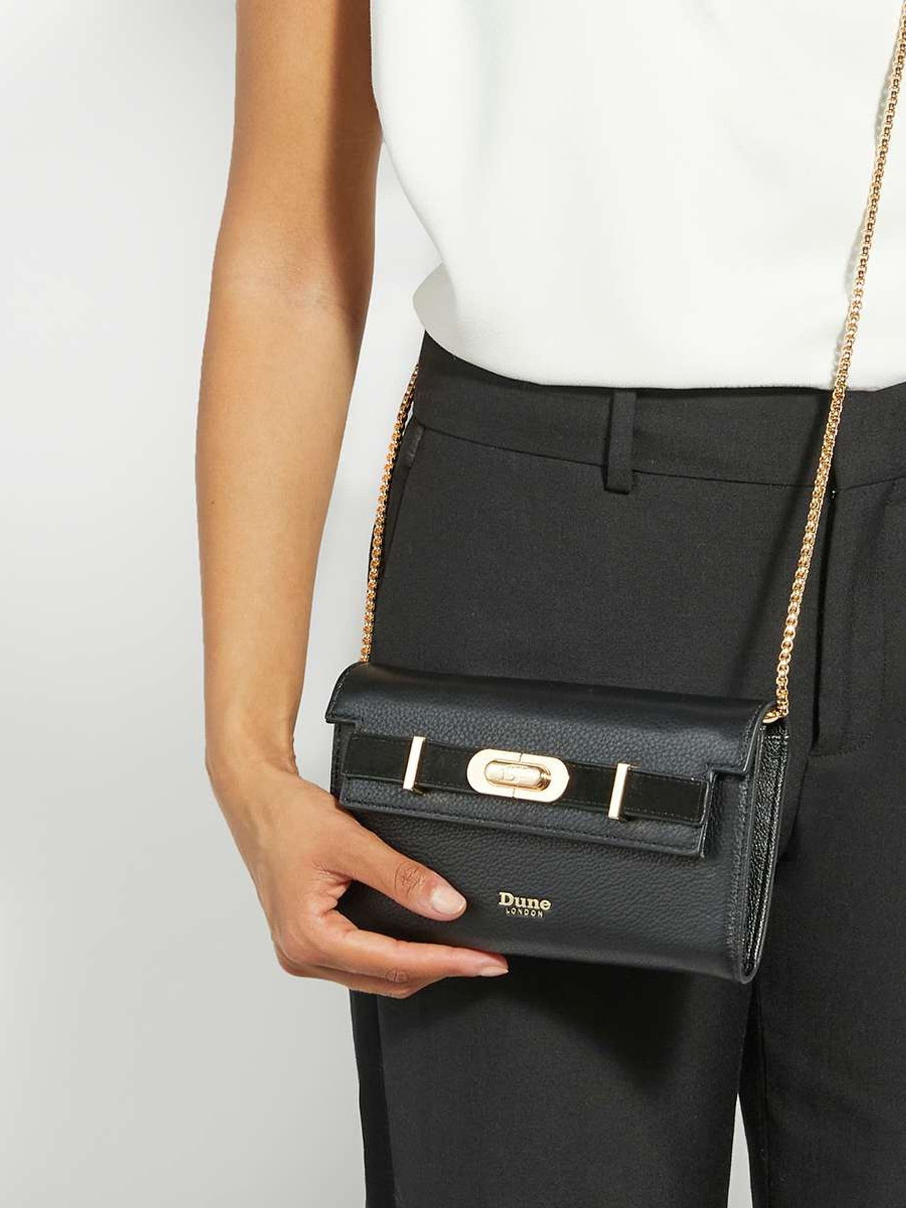 Dune London Natural Showmance Belted Phone Cross-Body Bag