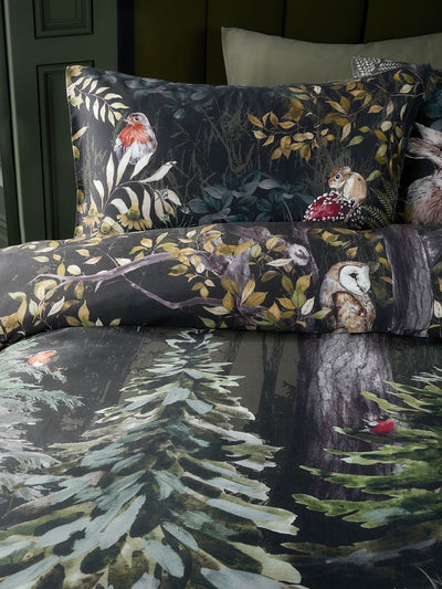 Next Paoletti Forest Green Sherwood Forest Duvet Cover Set- Buy online at McGrocer