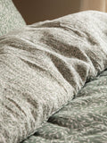 Yard Forest Perrie Leaf Muslin Duvet Cover and Pillowcase Set (British brand)
