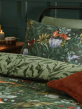 Forest Green reversible duvet cover set - British product