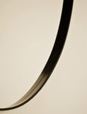 Pebble metal curved wall mirror, imported from the UK