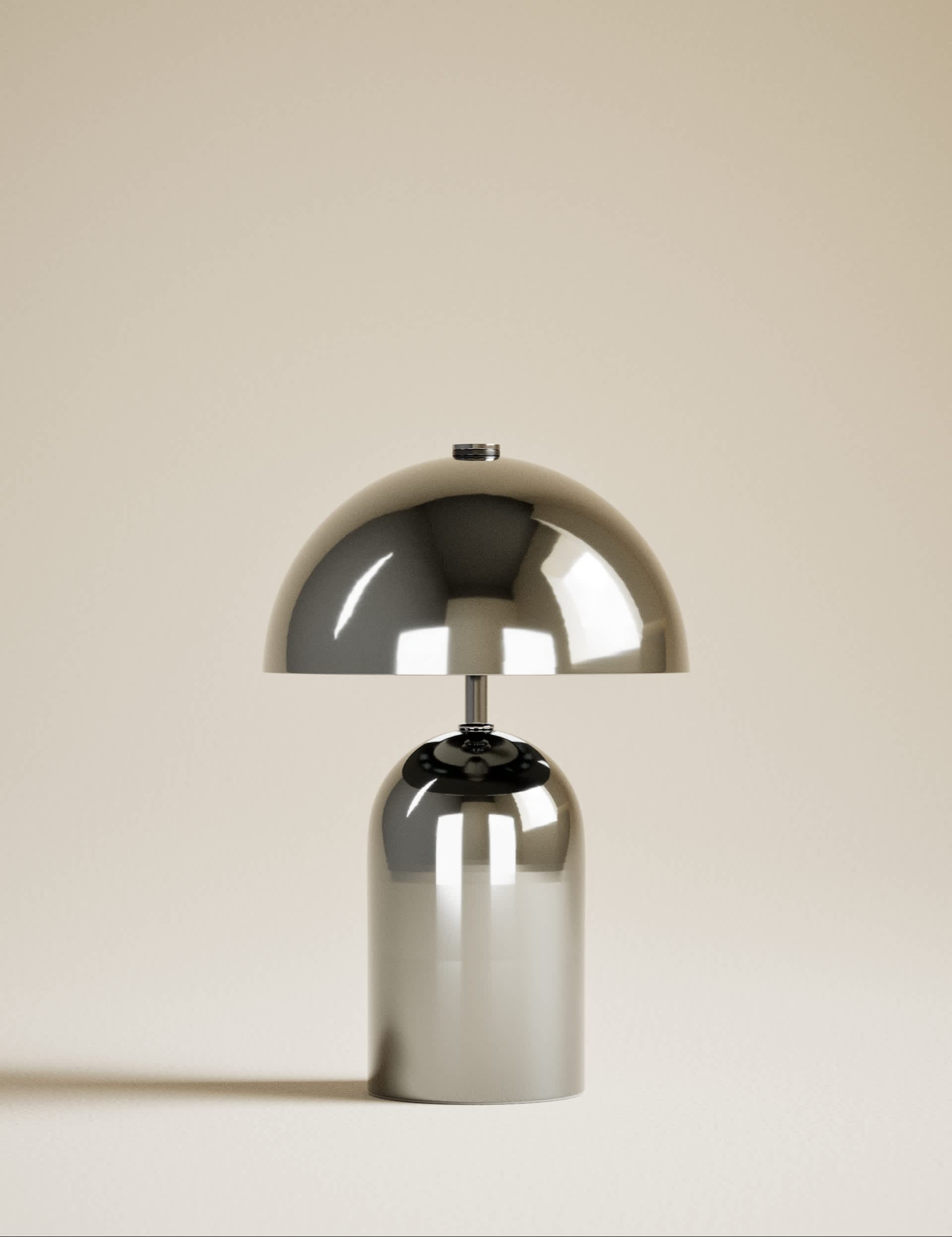 Colby rechargeable metal table lamp 26cm (British brand)