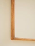 Wooden overmantle wall mirror 70x90 cm (British brand)