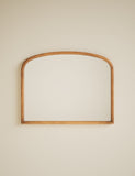 Wooden overmantle wall mirror 70x90 cm (British brand)