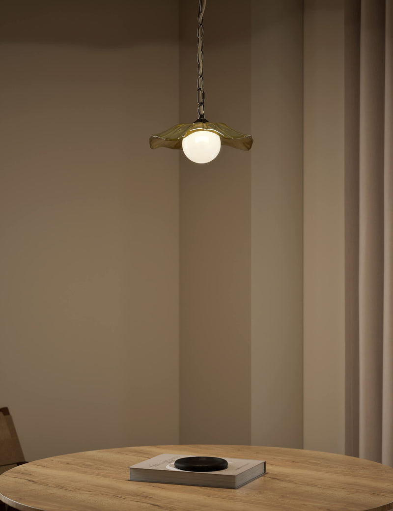 M&S Ombre Glass Flower Pendant Light
