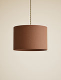 Cotton mix drum light shade 20x30x30cm, UK version