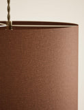 Cotton mix drum light shade 20x30x30cm, UK version