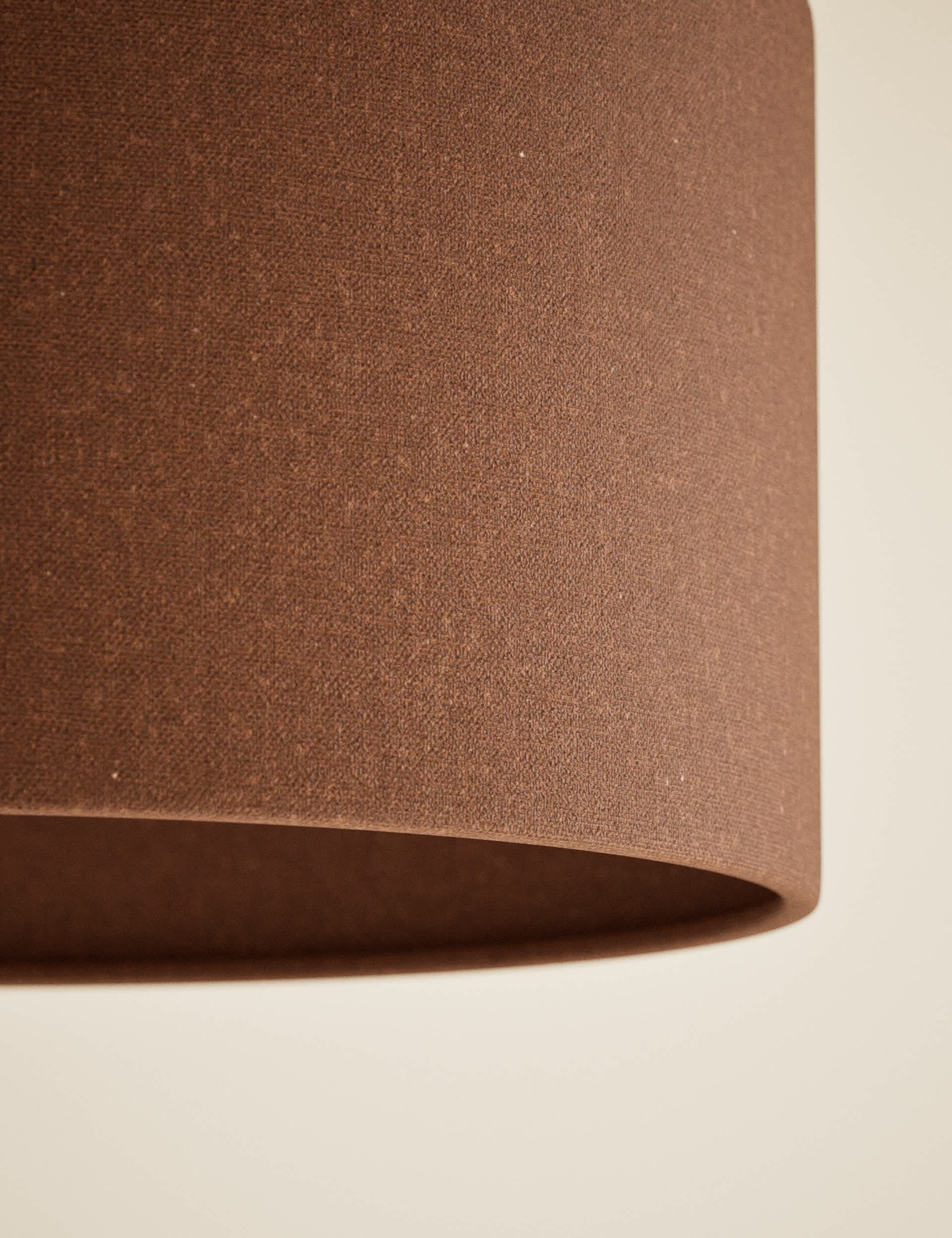 Oversized cotton mix lampshade 45cm - British product