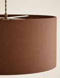 Oversized cotton mix lampshade 45cm - British product