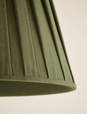 Large Wide Pleated Fabric Shade