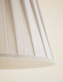 Large pleated fabric shade 40cm (British brand)