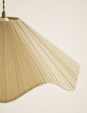 Wave Pleated ceiling lamp shade 40cm, UK version