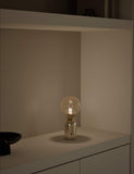 Rechargeable Bubble Glass Globe Table Lamp