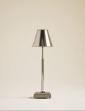 Rechargeable metal table lamp with USB-C design, UK version