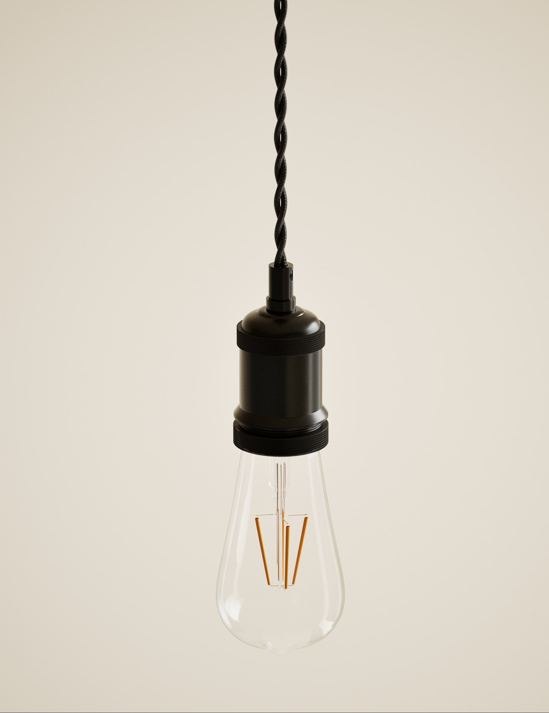 Twisted Chain Lighting Cable Kit pendant light accessory - British product