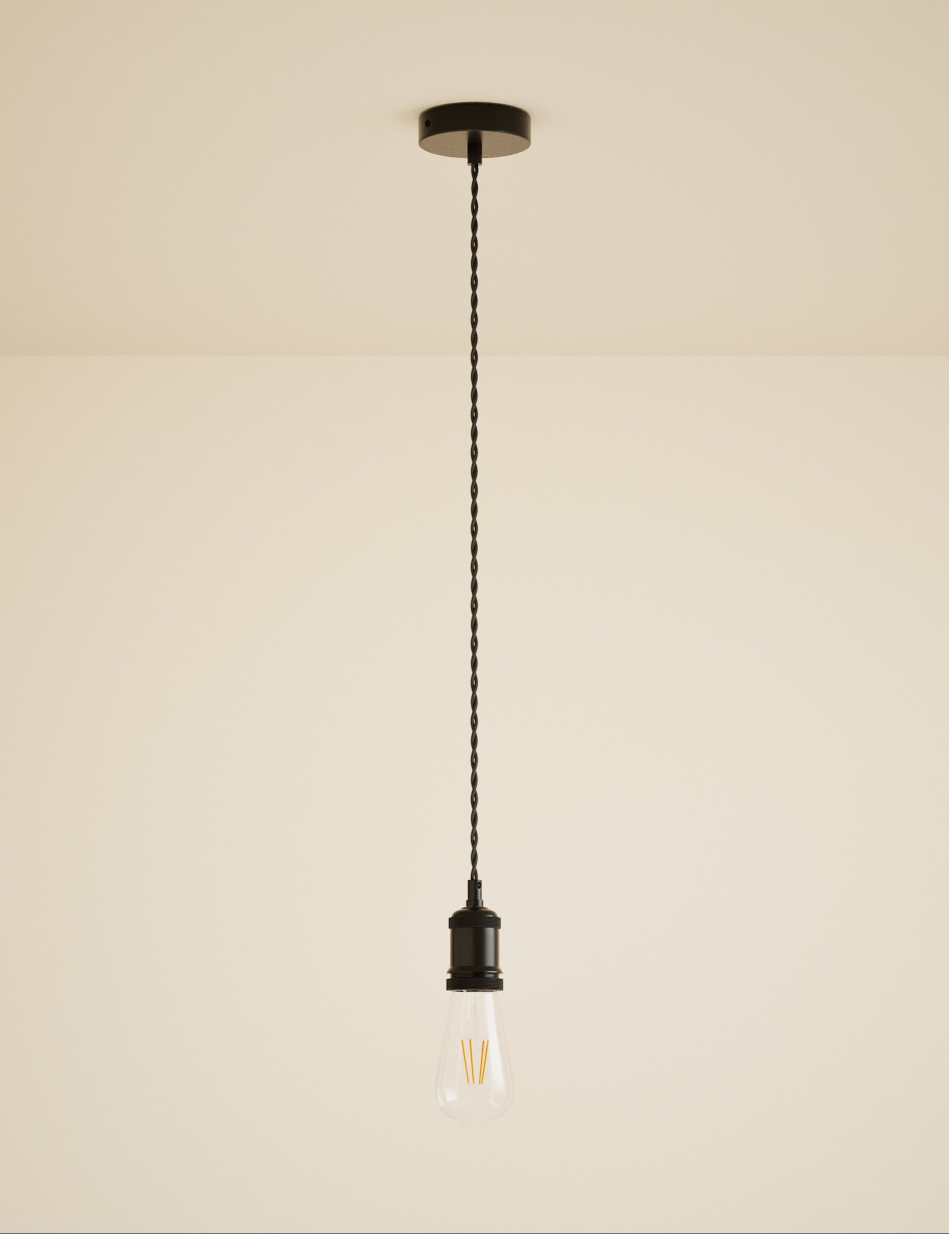 Twisted Chain Lighting Cable Kit pendant light accessory - British product