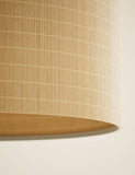 Large bamboo drum shade 45cm imported from the UK