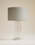 Monroe table lamp chrome finish 53.8cm - British product