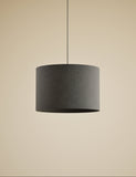 Velvet lamp shade 30cm width - British product