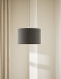 Velvet lamp shade 30cm width - British product