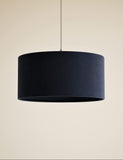 Velvet oversized ceiling lamp shade with soft finish (British brand)