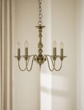 Bethany chandelier antique brass five lights (British brand)
