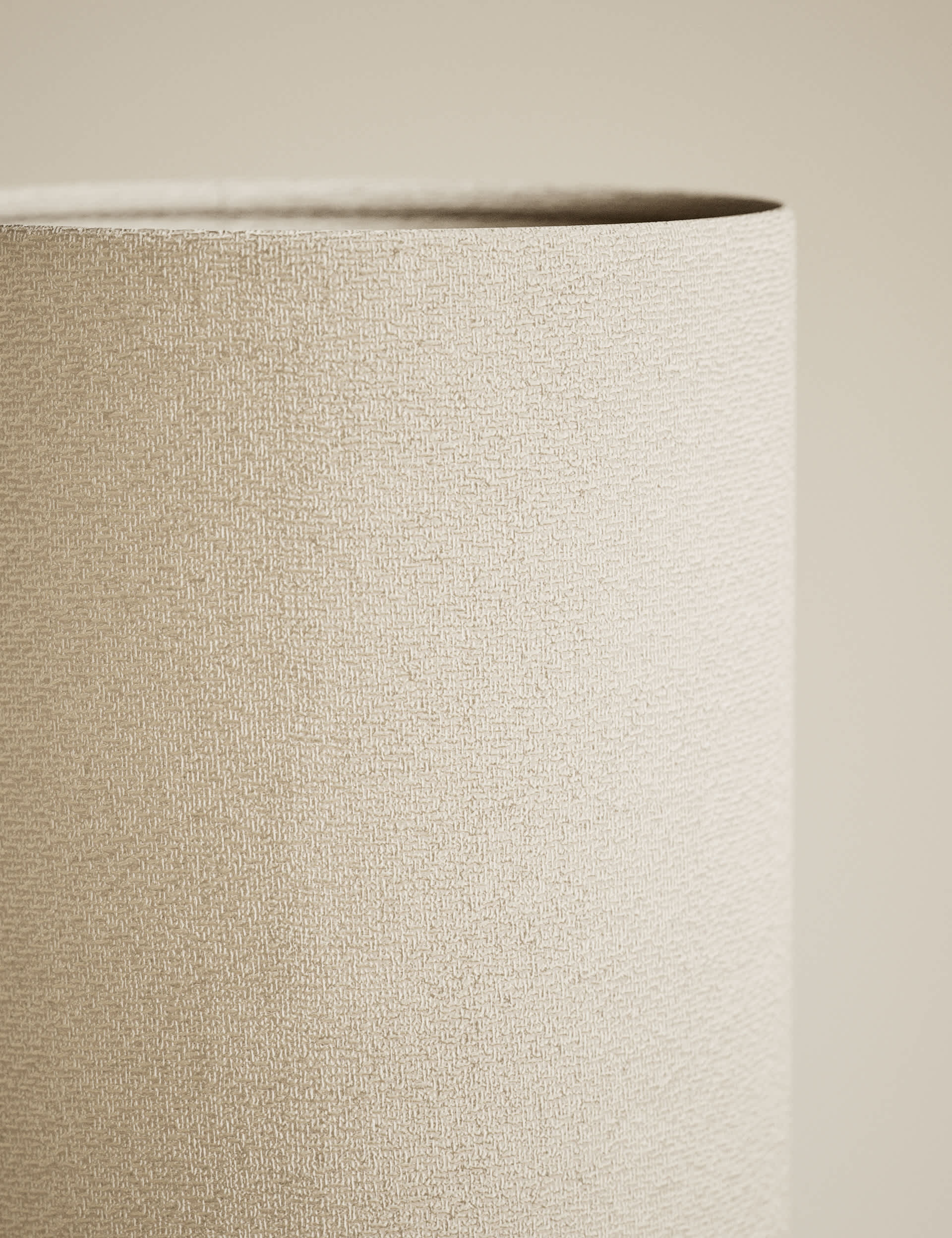 Wooden table lamp 28cm with textured shade, imported from the UK