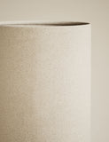 Wooden table lamp 28cm with textured shade, imported from the UK