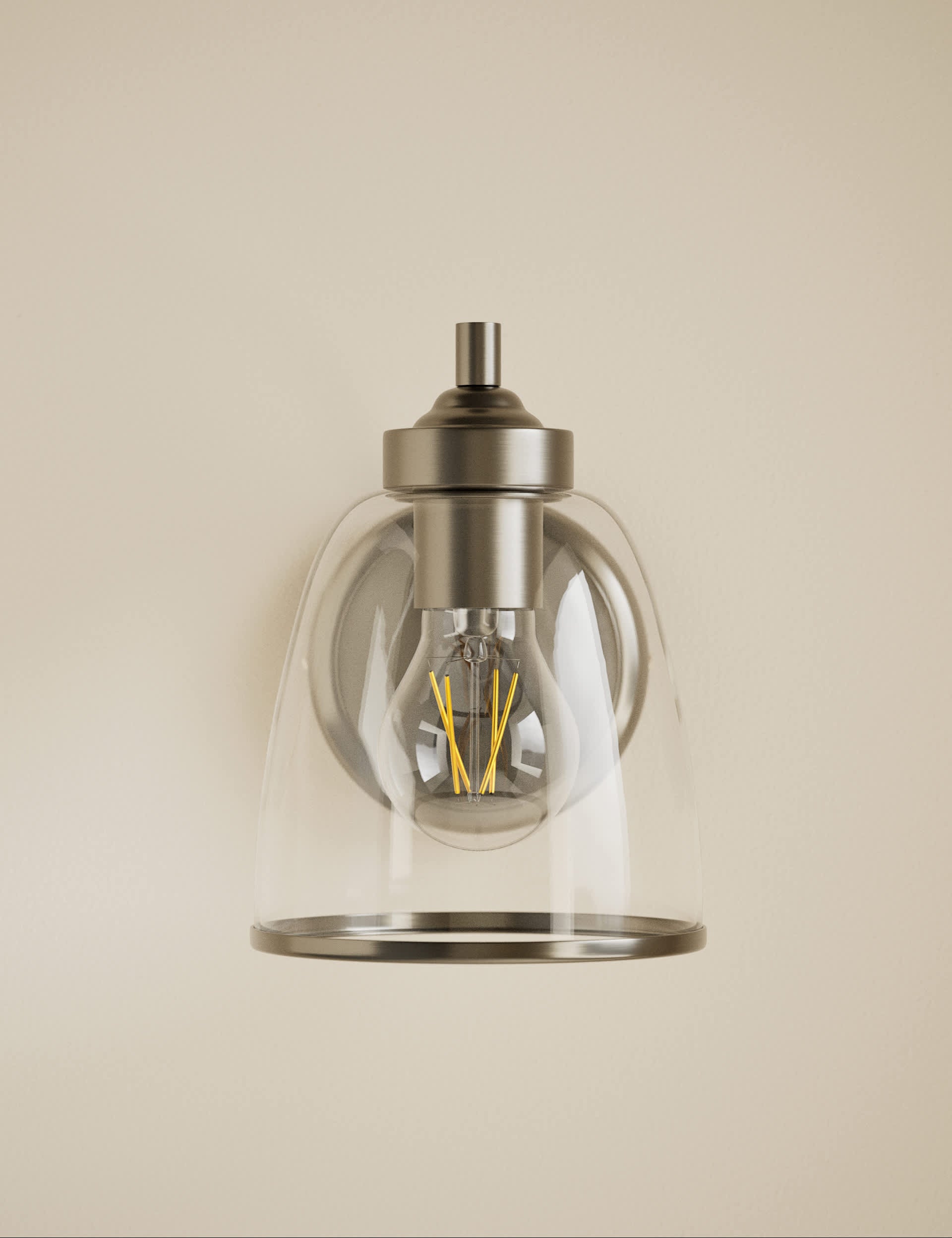 Core Glass Wall Light wall sconce, UK version