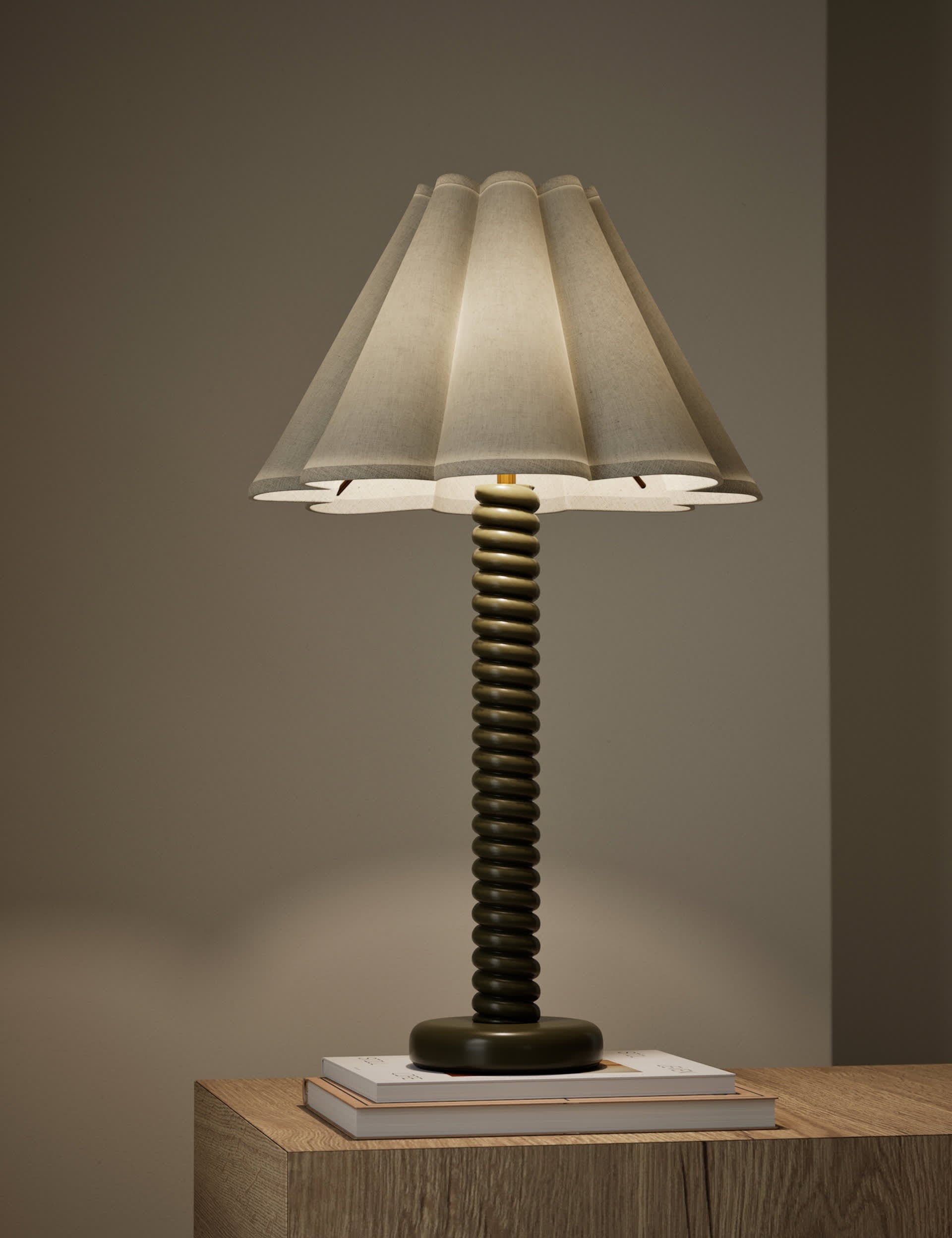 Helix Table Lamp resin decorative lamp (British brand)