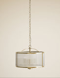 Monroe chrome pendant light 102cm (British brand)
