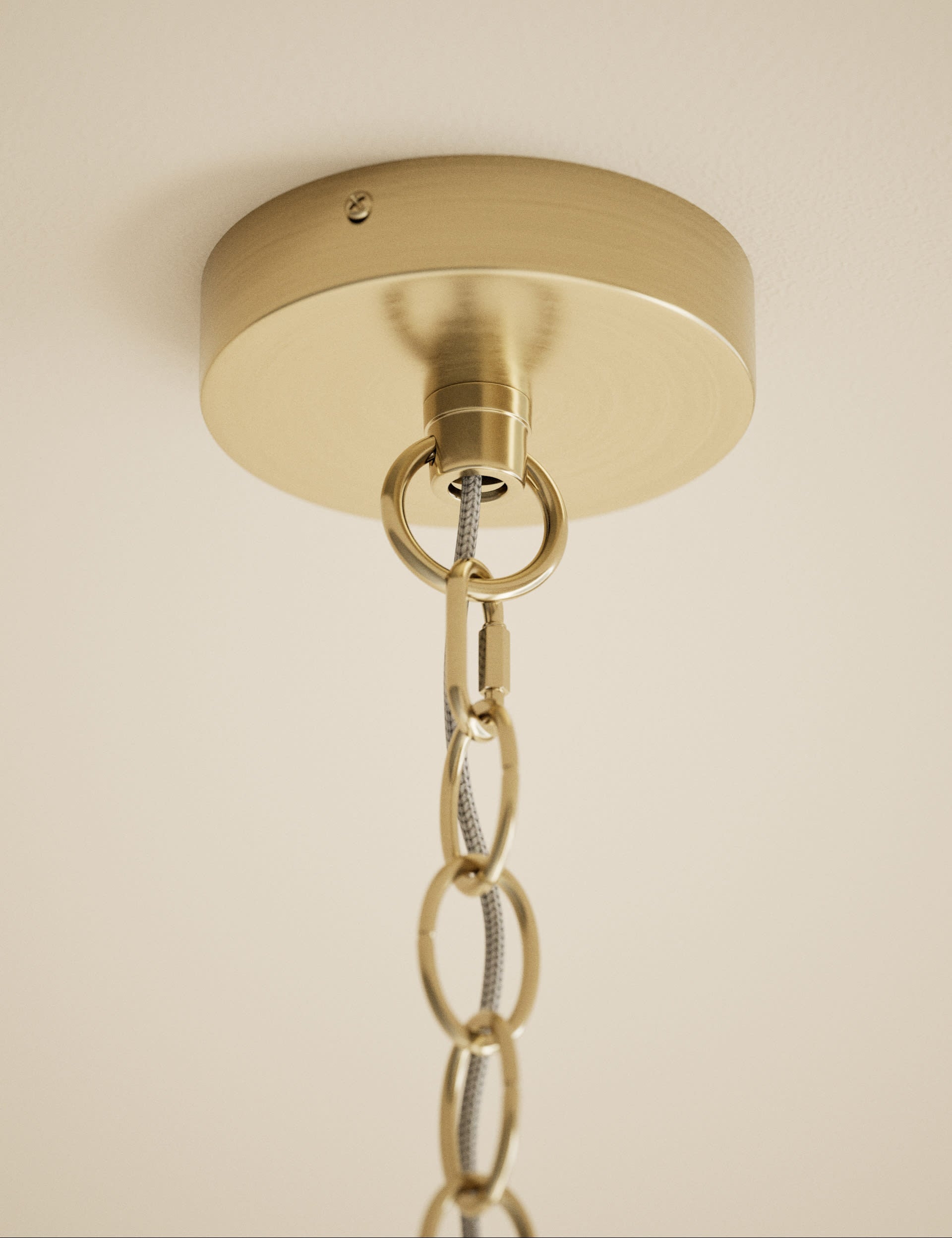 Monroe chrome pendant light 102cm (British brand)