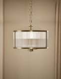 Monroe chrome pendant light 102cm (British brand)