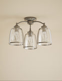 Core multi flush ceiling light antique brass finish, UK version