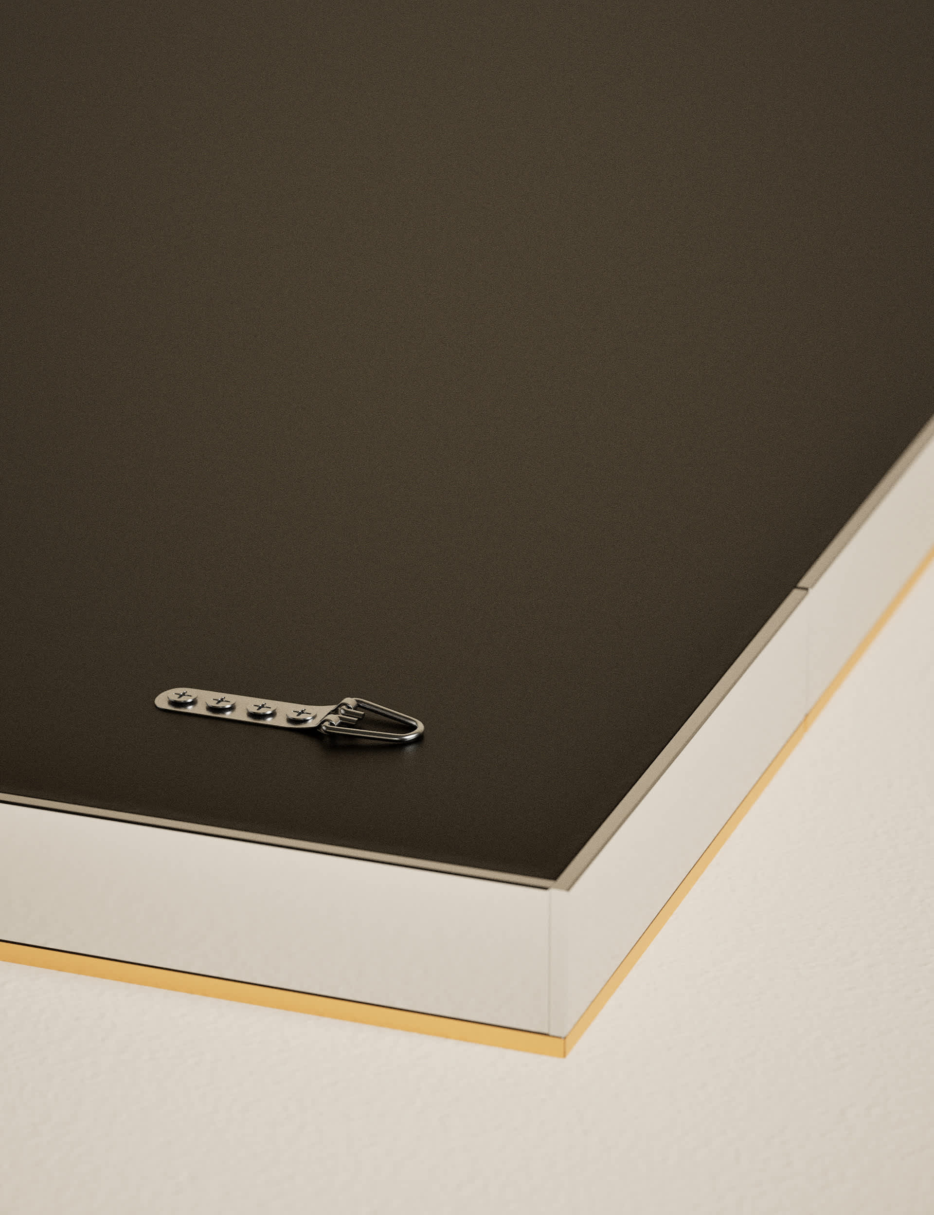 Bevelled rectangular wall mirror 10.8kg - British product