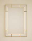 Bevelled rectangular wall mirror 10.8kg - British product