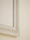 Rectangular wall mirror with wooden frame 90cm x 65cm - British product