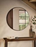 Metal circle wall mirror 80cm, imported from the UK