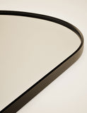Gold metal arch free standing mirror, UK version