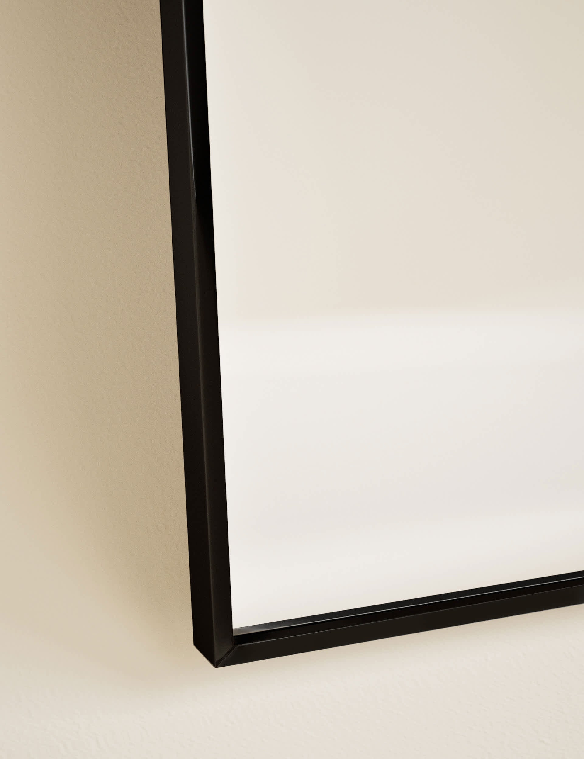 Gold metal arch free standing mirror, UK version