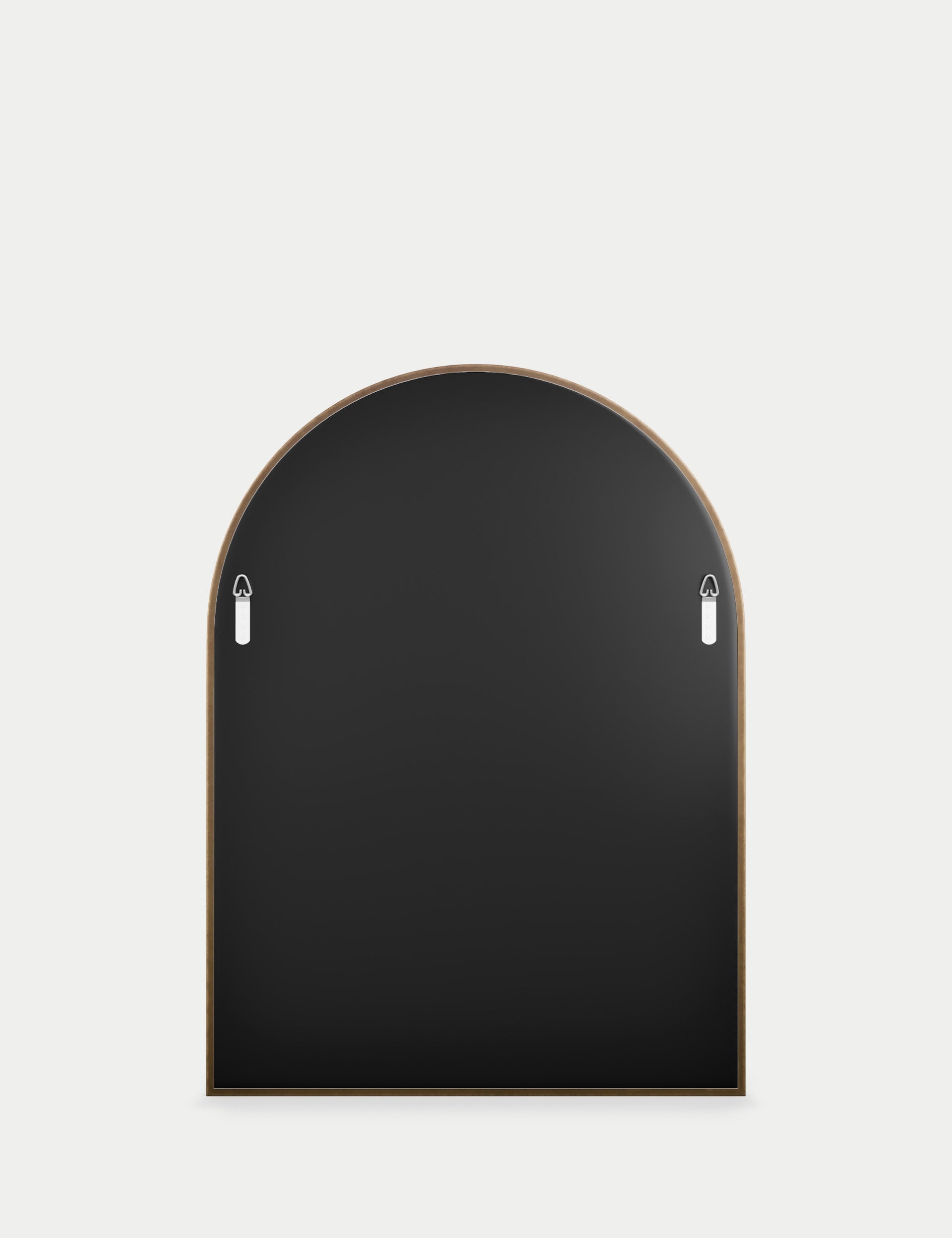 Metal arch wall mirror medium size from a British brand