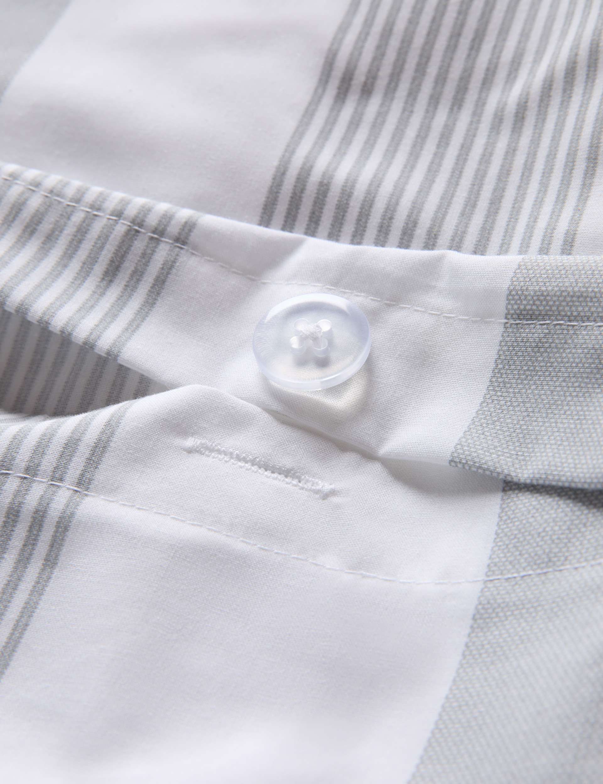 Signature stripe cotton bedding set (British brand)