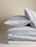 Signature stripe cotton bedding set (British brand)