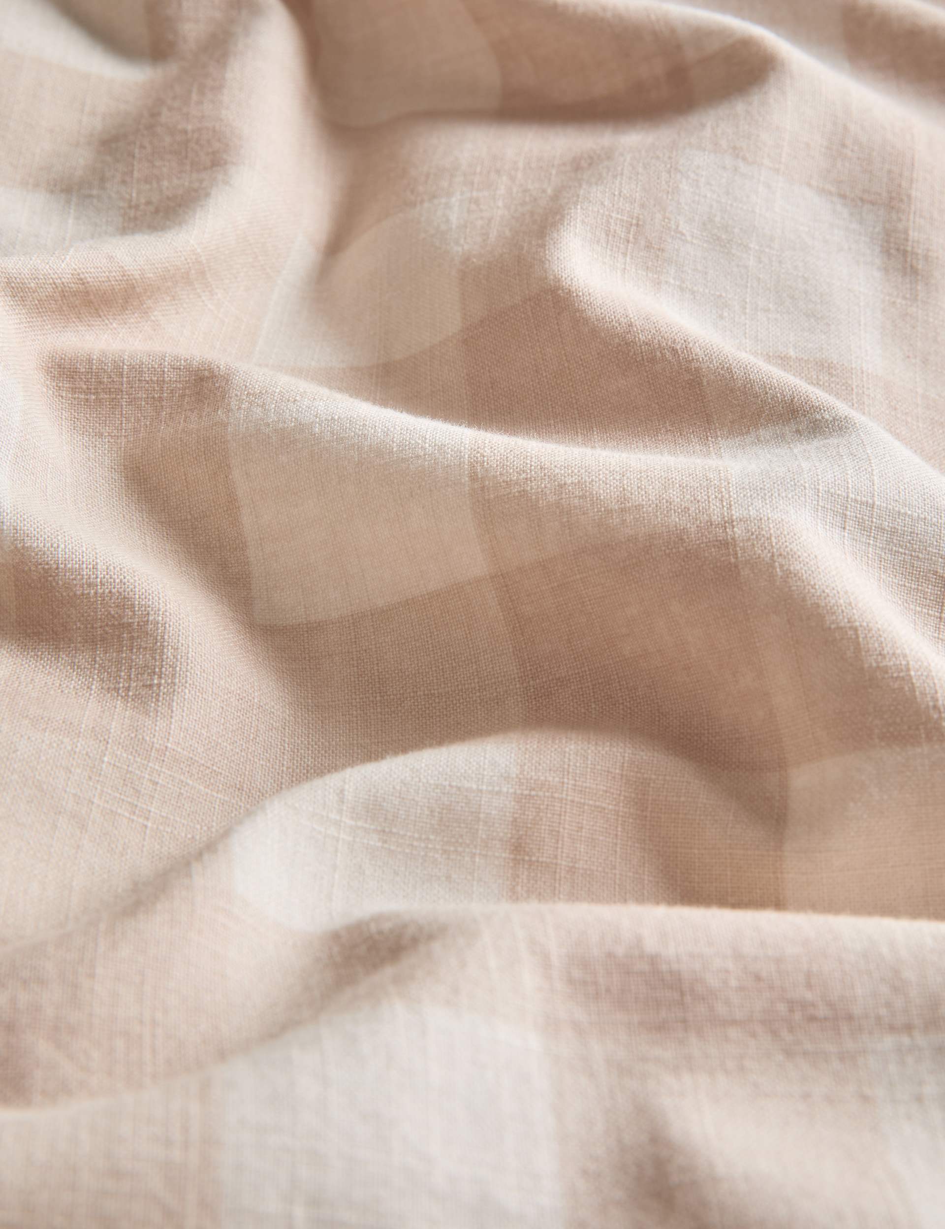 Gingham bedding set pure cotton reversible design (British brand)